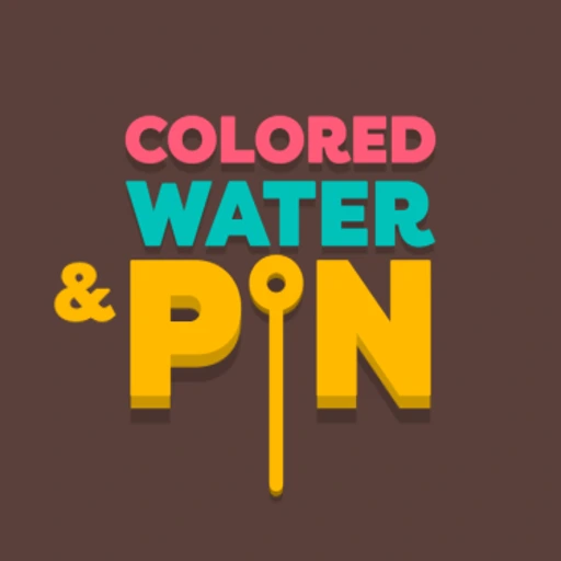 Coloured Water And Pin